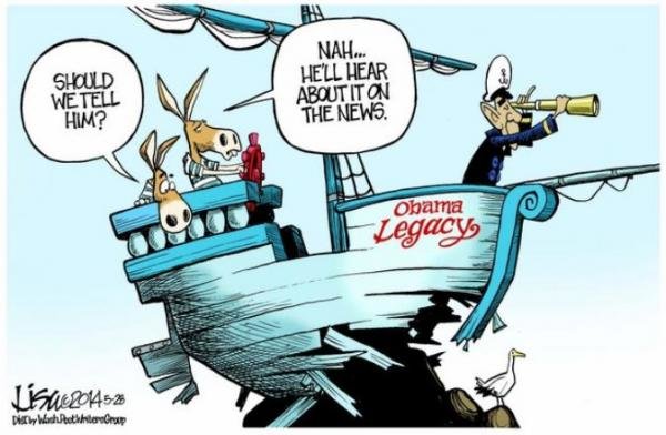 Click to enlarge Obama political cartoon