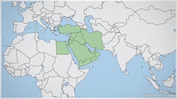 Click to enlarge middle east map