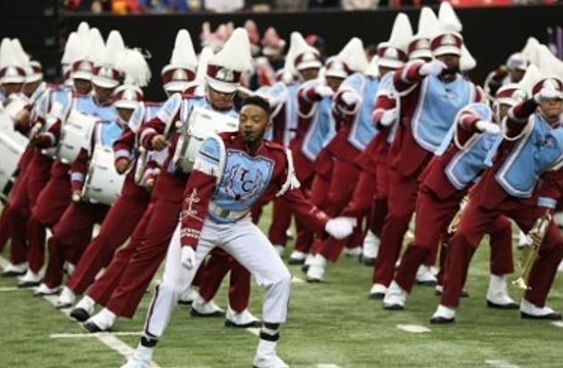 Talladega College band Trump