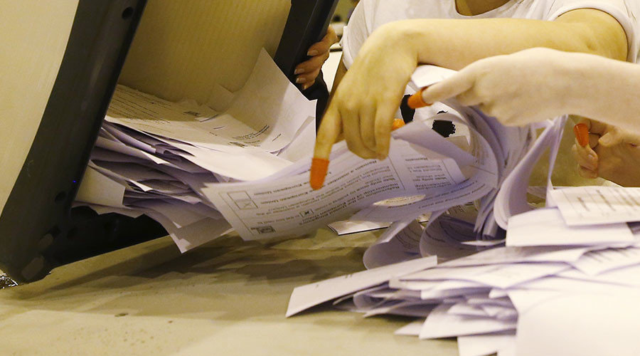 Voting ballots