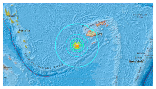 Fiji Earthquake