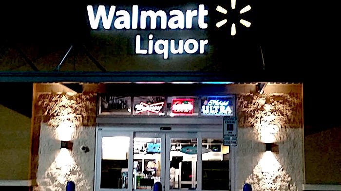 Walmart liquor