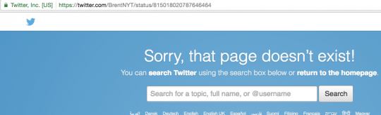 NY Times Brent Staples deleted tweet