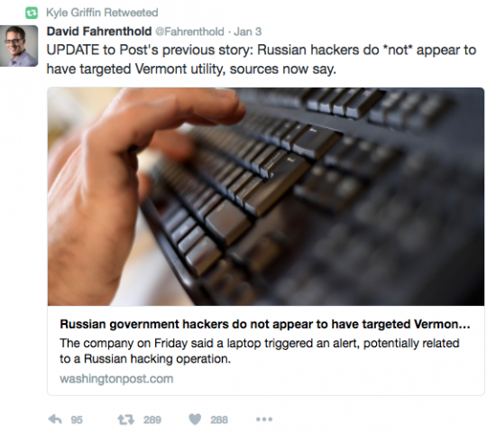 David Fahrenthold tweet