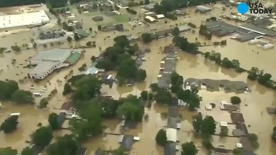 Click to enlarge 2016 really was the year of the flood in the U.S.: In total, 19 separate floods swamped the nation last year, the most in one single year since records began in 1980.