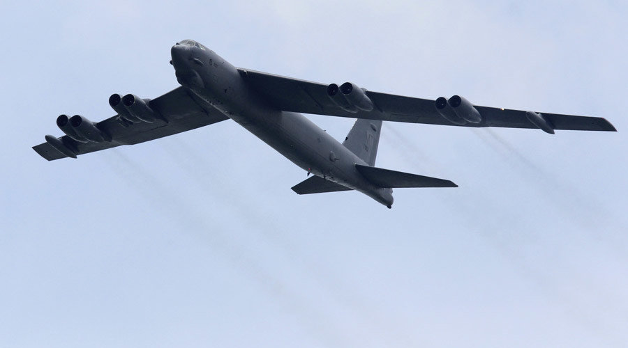 A Boeing B-52 Stratofortress 