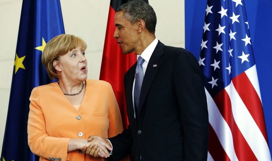 Merkel and Obama