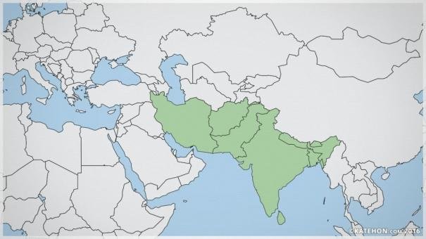 Click to enlarge south asia map