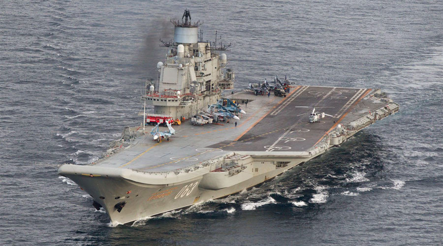 Russian aircraft carrier Admiral Kuznetsov