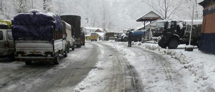 SNOW ON ROAD