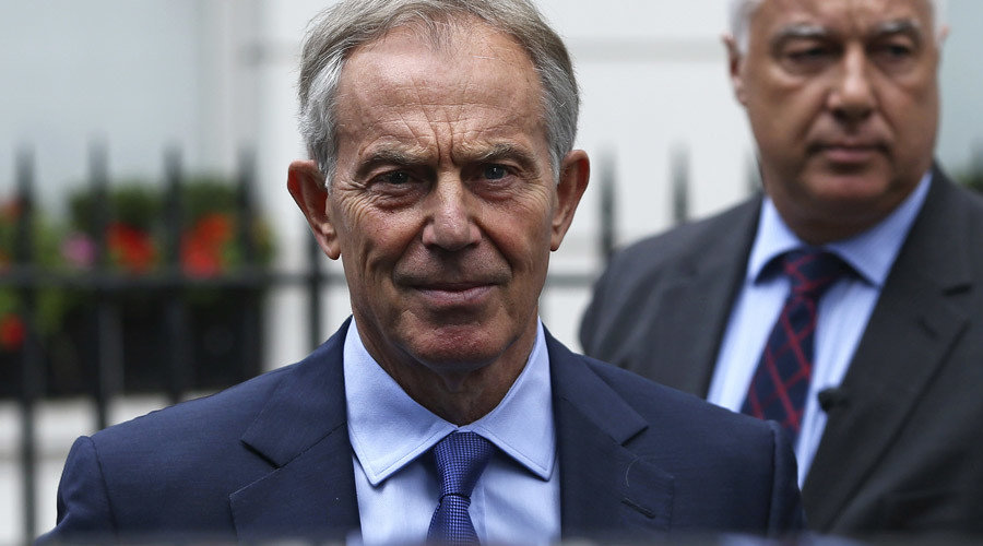 Click to enlarge Former British Prime Minister Tony Blair