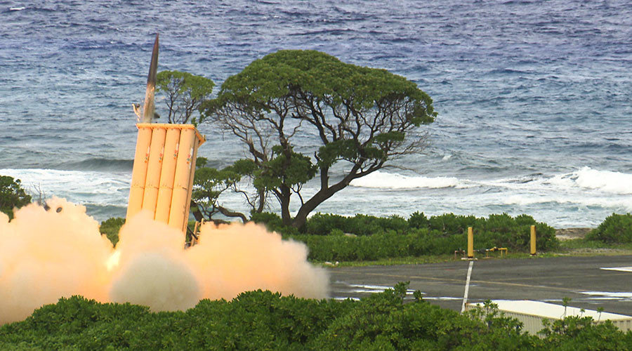 US THAAD anti-missile system