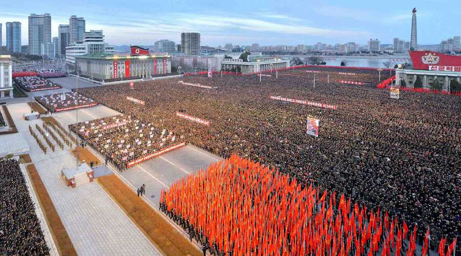 Kim Il Sung rally