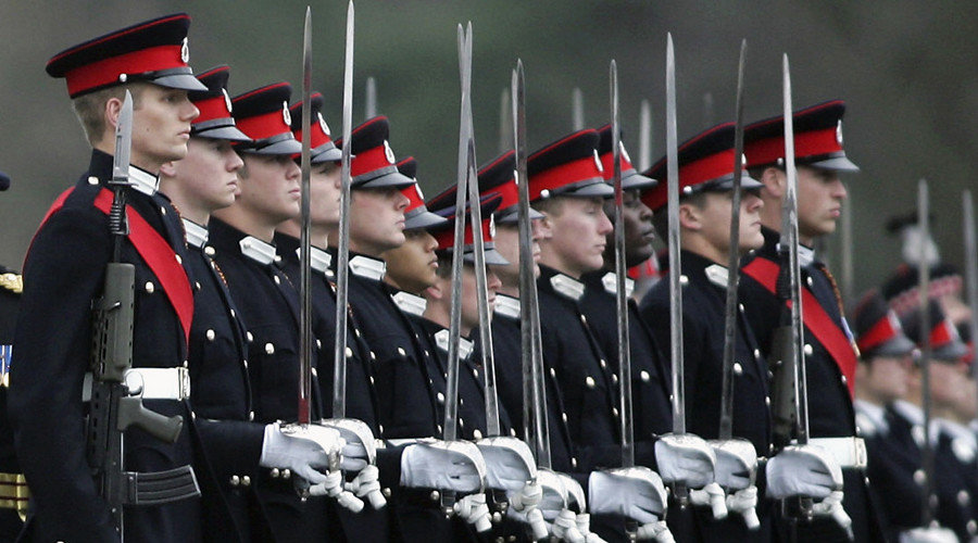British Sandhurst cadets