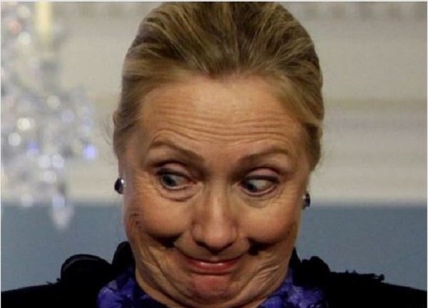 funny face hillary