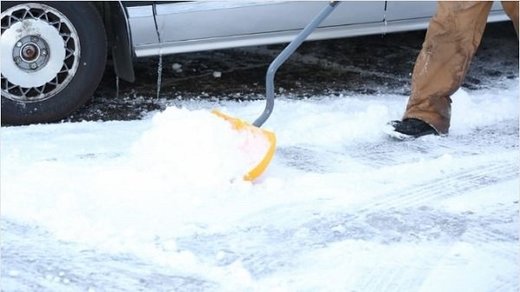 snow shoveling