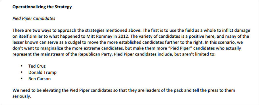 trump pied piper email