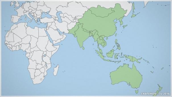 Click to enlarge east asia map