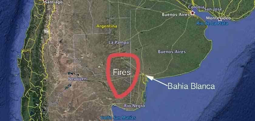 Argentina wildfires