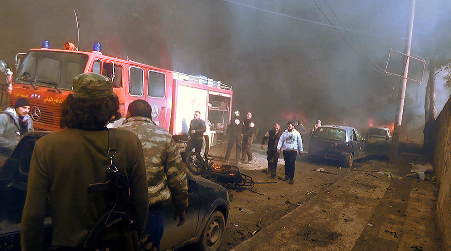 car bomb attack in the rebel-held town of Azaz