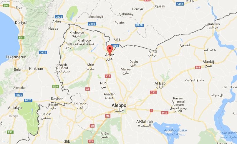 Click to enlarge Map of Syria