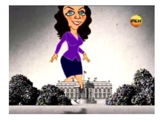 Simonyan steps over the White House