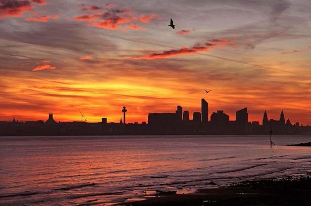 Liverpool UK skyline