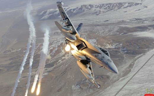 Click to enlarge US fighter jet