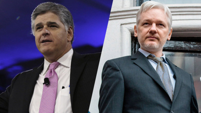 assange hannity
