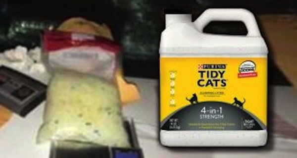 kitty litter meth