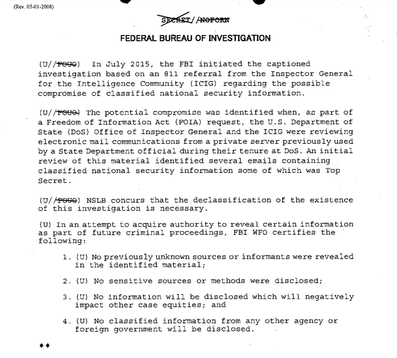documents FBI