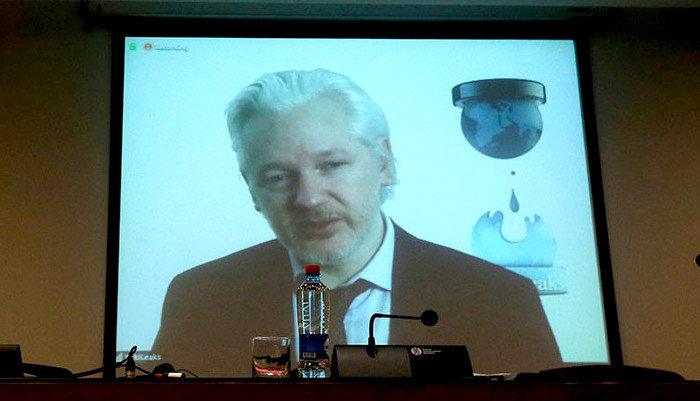 Click to enlarge Assange