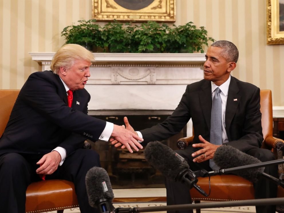 Click to enlarge Obama and Trump