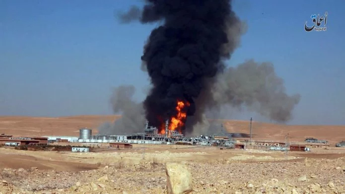 Hayyan gas company in Homs province