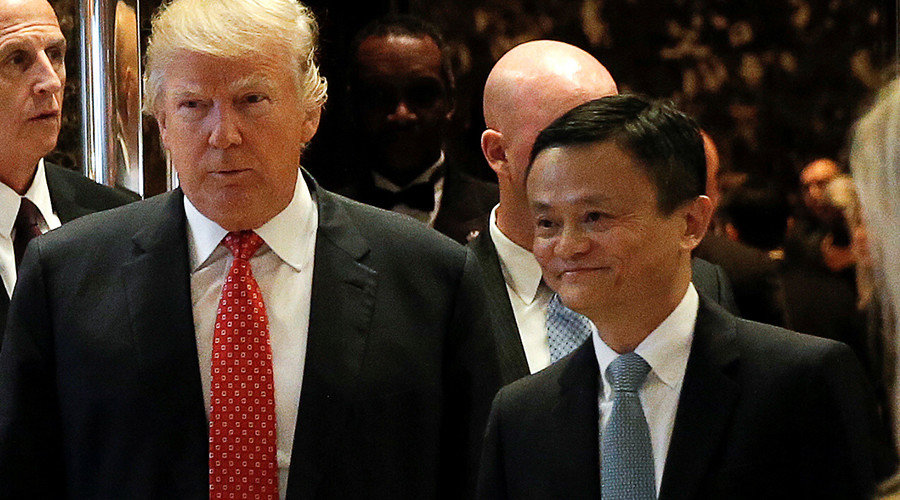 Click to enlarge Donald Trump Jack Ma