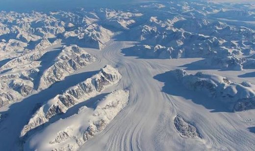 Click to enlarge Snow and ice in Greenland