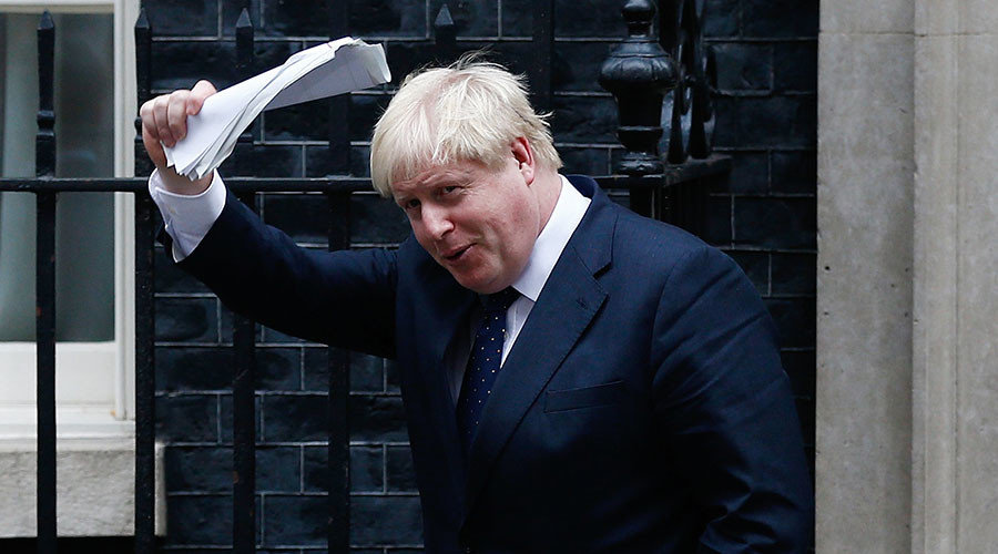 Britain's Foreign Secretary Boris Johnson. 
