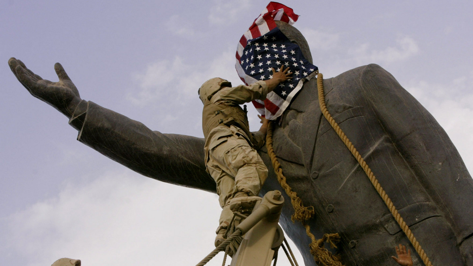 Click to enlarge hussein statue