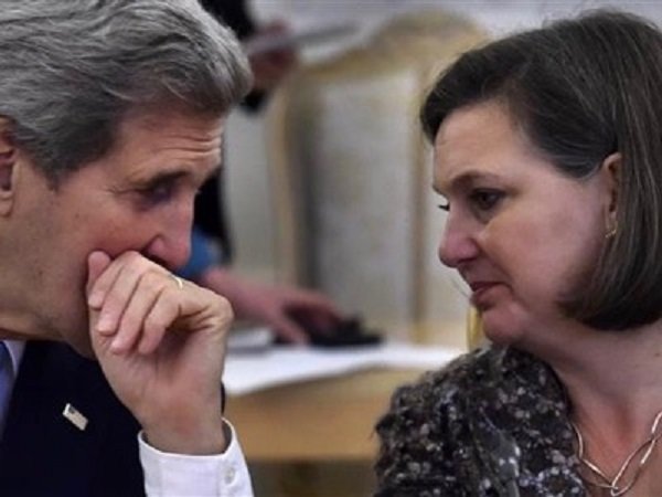John Kerry and Victoria Nuland