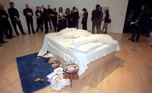Click to enlarge Tracy Emin's 'art'
