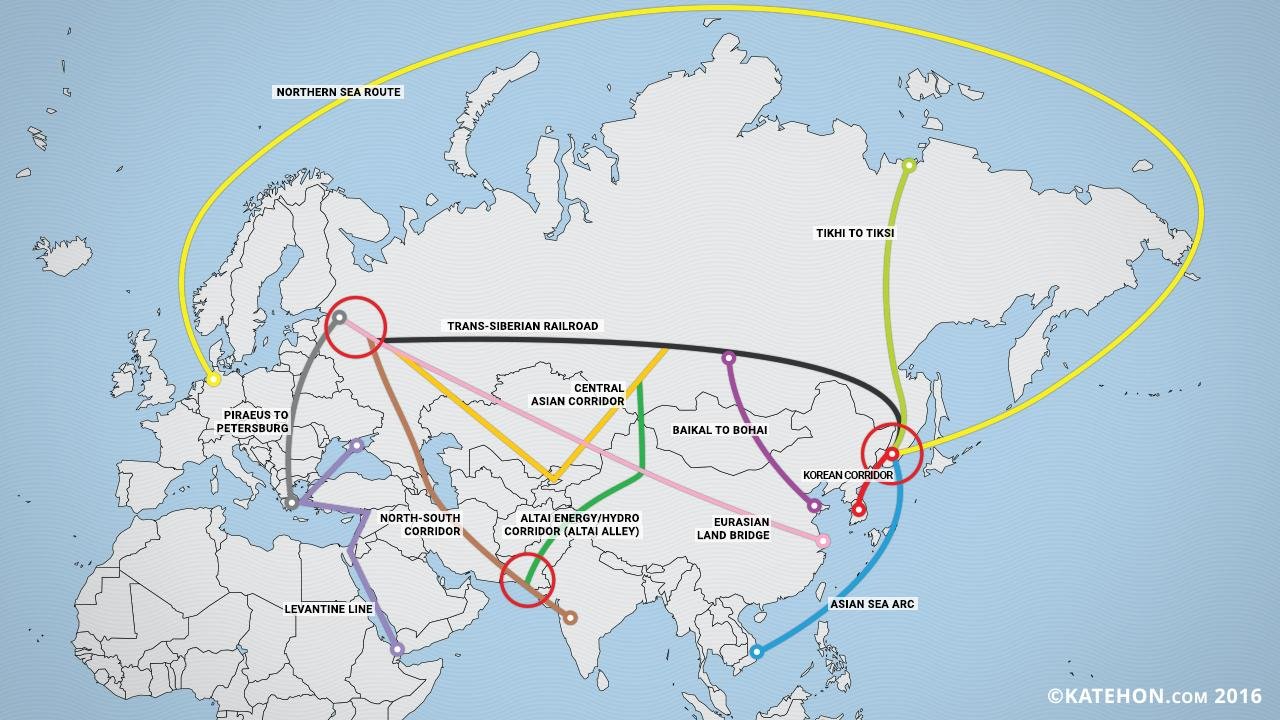silk roads map