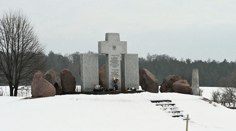 Click to enlarge Polish WWII memorial in Ukraine