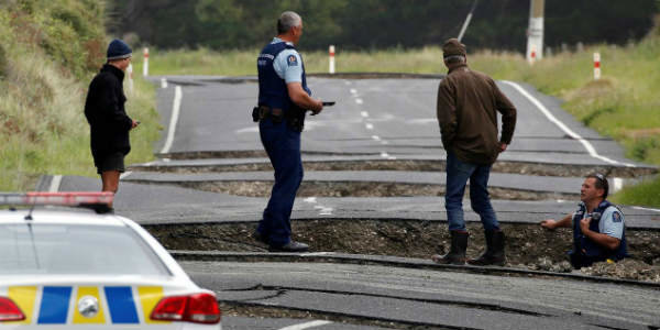 Earthquake road