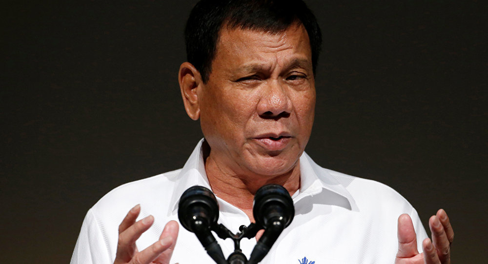 Philippine President Rodrigo Duterte