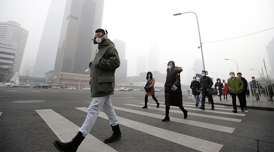 man wearing a respiratory protection mask
