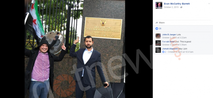 Click to enlarge Barrett hates Russia and Syrian President Bashar al-Assad