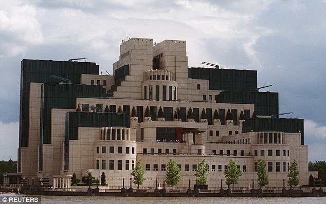 The dossier was compiled by a former member of the British Secret Intelligence Service, known as MI6, based in Vauxhall Cross in central London, pictured,