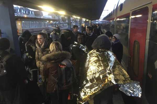 Travel problems as storm Egon hits France