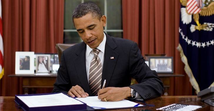 Obama signing Surveillance Power EO