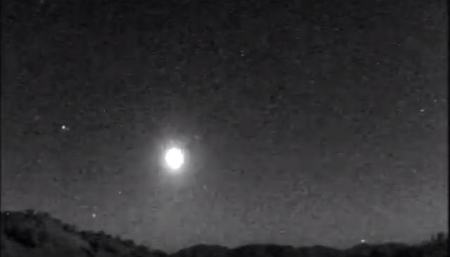 meteor fireball over Puerto Rico